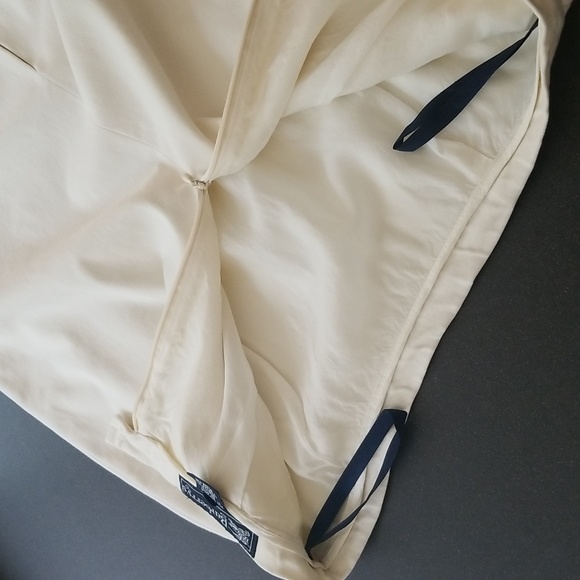Burberry White Lined Pencil Skirt - Picture 10 of 11